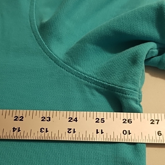 2 Croft & Barrow Polo Shirt Duo - Teal and Coral - Picture 9 of 16